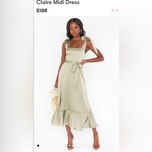 Show Me Your Mumu Claire midi bridesmaids dress
